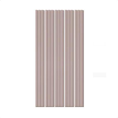Painel Ripado Eva Flexível Laminado Autocolante 10cm 5 Metros Rosa Meu Rodapé