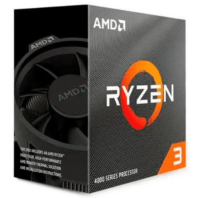 Processador Ryzen 3 4100 8 Threads Am4 para Computador de Alto Desempenho AMD