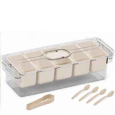 Kit 5 Potes Herméticos Clean Organizador para Mantimentos Plástico Vedação Eficiente Cozinha Top Rio