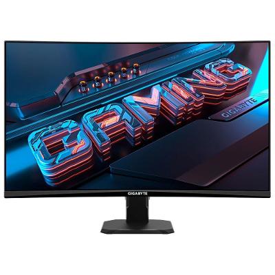 Monitor Gamer Curvo Gigabyte GS27QCA 27" QHD VA 180Hz 1ms Preto