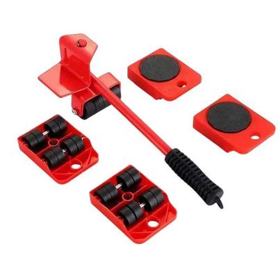 Kit Levantador de Móveis Top Rio Comercial para Lava Seca Geladeira Suporta 150kg Vermelho