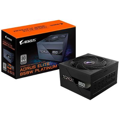 Fonte de Alimentação Atx 3.1 850W Aorus Elite Gp-ae850pm Pg5 80 Plus Platinum Bivolt Gigabyte