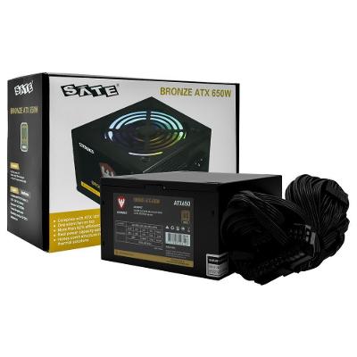Fonte de Alimentação ATX650 650W ATX 80 Plus Bronze Preto Satellite