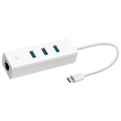 Hub Usb-C UE330C com Ethernet Gigabit 4 Portas para Conexão de Rede TP-Link