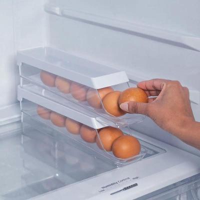 Porta Ovos Organizador Clear Fresh para 7 Unidades com Tampa para Geladeira Branco A5