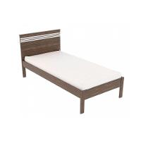 Cama Solteiro Cm8010 Nogal/Branco - Tecno Mobili - 1