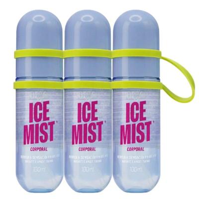 Kit 3 Spray Perfumado Pós Treino Ice Mist Corporal 100ML Ricca