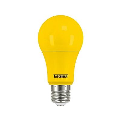 Kit 10 Lâmpadas LED TKL Colors 5W E27 Amarela Bivolt Taschibra
