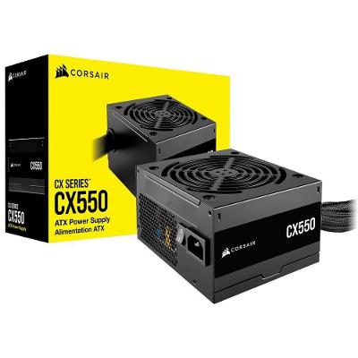 Fonte de Alimentação Atx 550W Cx550 80 Plus Bronze Preto Corsair