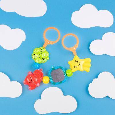 Móbile Infantil Natureza para Berço e Carrinho Estímulos Visuais Auditivos e Táteis Colorido