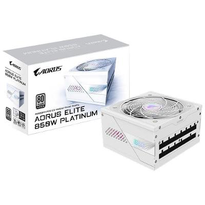 Fonte de Alimentação Atx 3.1 Aorus Elite Gp-ae850pm Pg5 Ice 850W Modular Bivolt Gigabyte