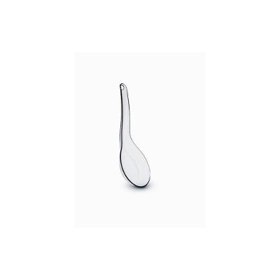 Colher Descartável Indiana 115mm Pacote com 100 Unidades Transparente Cristal