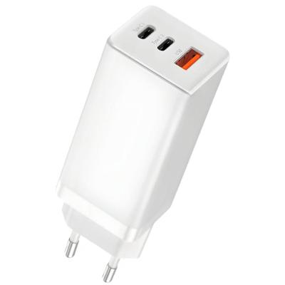 Carregador Rápido Gan 65W Utibom Quick Charger 3 Portas Compacto