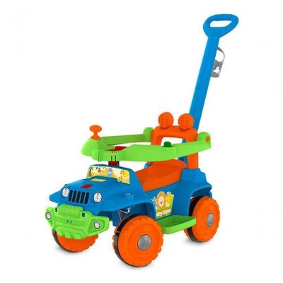 Babyjipe Passeio e Andador Infantil 360 Azul Brinquedos Bandeirante