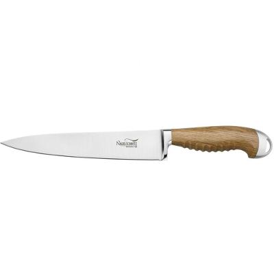 Faca para Carnes Renaissance 8 Polegadas Aço Inoxidável Cabo em Madeira Marrom Mundial