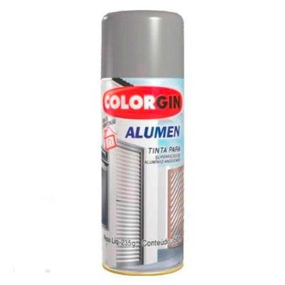 Tinta Acrílica em Spray Alumen Alumínio Fosco 770 350ML Cinza Colorgin