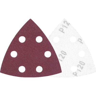 Lixa Triangular Grão 120 com Costado em Pluma para Lixadeira Multifunção Madeira Vonder