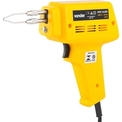 Pistola para Solda PSV0100 74.66.230.100 220V com Ponteira Extra e Pasta Vonder