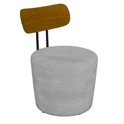 Poltrona Decorativa Addams Veludo Cinza G45 para Ambiente Sofisticado Gran Belo