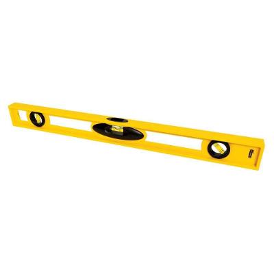 Nível de Resina 3 Bolhas 18 42-467 com Escala de Medição Amarelo Stanley