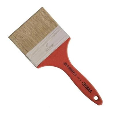 Pincel para Pintura H 303X 4'' Cerda Branca Acabamento Uniforme Roma