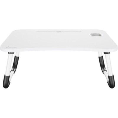 Mesa Dobrável de Colo para Notebook Lapdesk com Suporte para Tablet Branca Fortrek