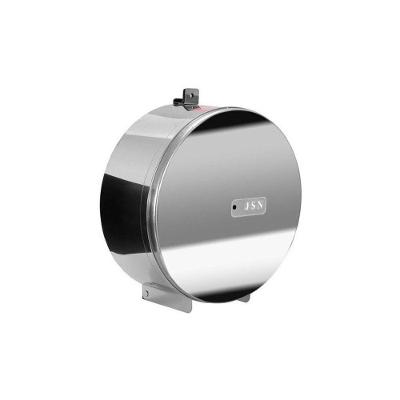 Suporte para Papel Higiênico 300m Aço Inox 430 com Porta Cadeado Inox
