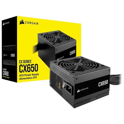 Fonte de Alimentação ATX CX650 650W 80 Plus Bronze Preto Corsair