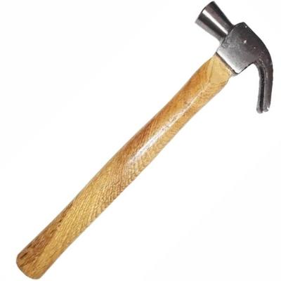 Martelo de Unha Polido 21mm 5WQ com Cabo de Madeira em Aço Carbono EDA Profissional