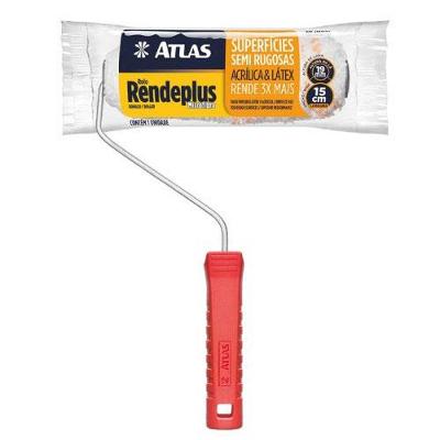 Rolo de Pintura de Microfibra 15cm AT327-10 para Acabamento Profissional Atlas