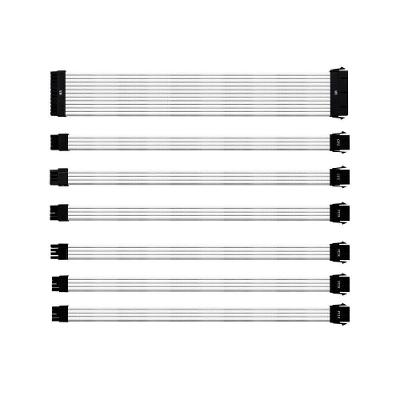 Kit de Cabo de Extensão Sleeved Psu 30cm CMA-NEST16XXWT1-GL Branco Cooler Master