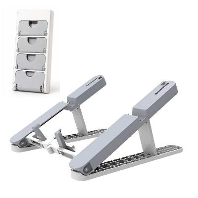 Suporte para Notebook Articulado 2 em 1 com Base para Celular Branco Yeet