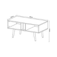 Mesa Centro Sala Mc2226 Natural - Tecno Mobili - 5