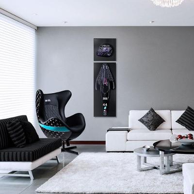 Quadro Decorativo 3d Carro F1 W11 Lh Retangular 120x50cm Preto Gran Belo
