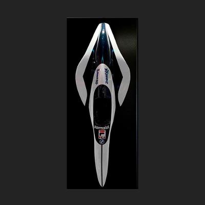Quadro 3D Decorativo Carro F1 Brabham Np G53 Retangular 120x50cm Preto Gran Belo