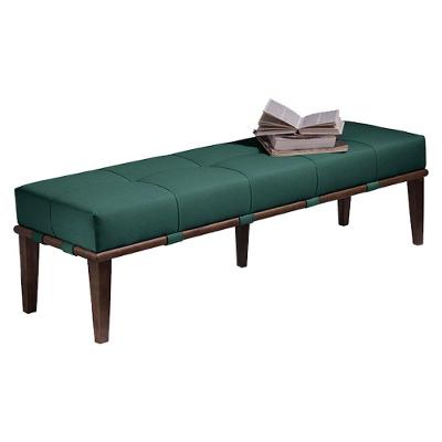 Recamier Decorativo Martínez Veludo 160cm Verde-imbúia Gran Belo