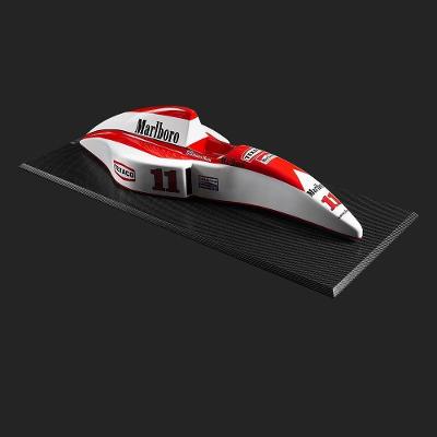 Quadro 3D Decorativo Carro F1 G53 Retangular 120x50cm Vermelho Gran Belo