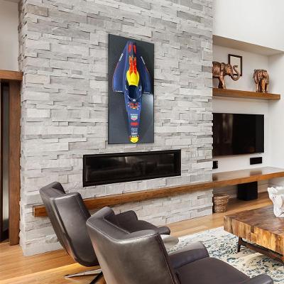 Quadro Decorativo 3d Carro F1 Rb16b 2021 G53 120x50cm Retangular Gran Belo