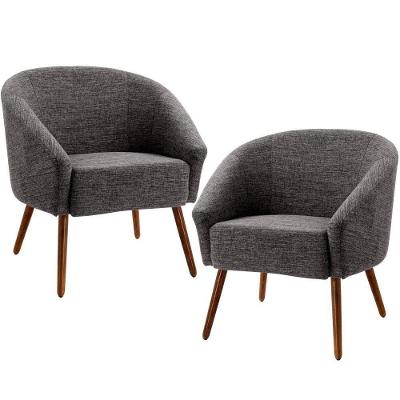 Kit 2 Poltronas Decorativas Alicia Rústico G15 para Sala de Estar Rustic Gran Belo