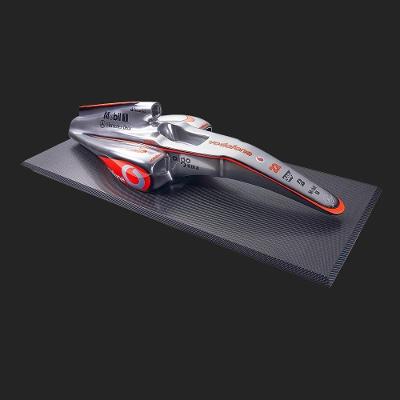 Quadro 3D Decorativo Carro F1 Mp4-23 Lh Prata G53 Retangular 120x50cm Gran Belo