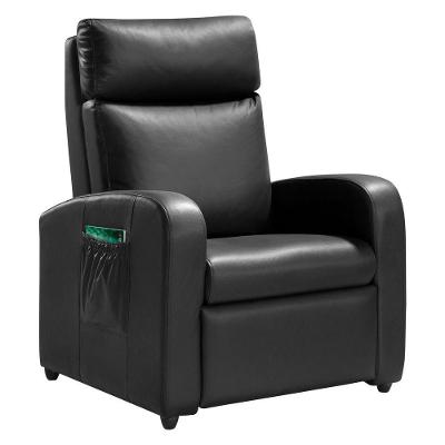 Poltrona do Papai Giorno G37 Reclinável em Pu Sintético Confortável Preto Gran Belo