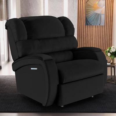 Poltrona Reclinável Elétrica Kylie G23 com Massagem Usb Pu Preto Gran Belo