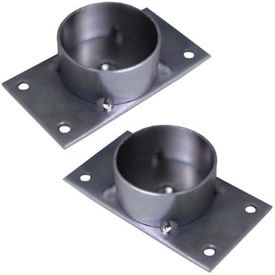 Kit 2 Chapinhas com Tubo para Pés Palito Gran Belo Rosca 5-16 Aço Carbono Zincada