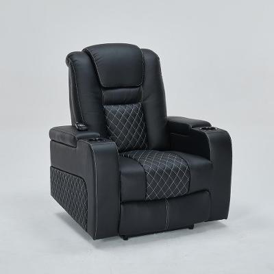 Poltrona do Papai Elétrica Gran Belo Chicago G94 Gamer com Massagem Aquecimento Usb-C Preto