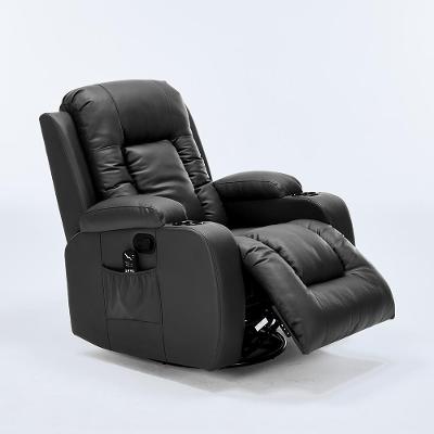 Poltrona do Papai Austin G94 Reclinável com Massagem e Aquecimento Pu Preto Gran Belo