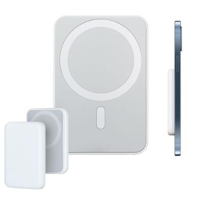 Carregador Portátil Magnético Magsafe Cheguei BR para Iphone com Carregamento sem Fio Branco 01