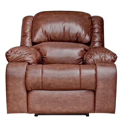 Poltrona Reclinável Elétrica Magnum G23 Pu Sintético Marrom Gran Belo