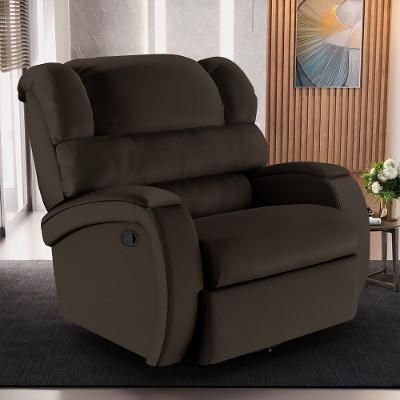 Poltrona Reclinável Kylie Glider G23 com Usb Corino Confortável Marrom Gran Belo