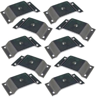 Chapinha para Fixação de Pés Palito Gran Belo G59 Kit 10 Aço Carbono Zincado