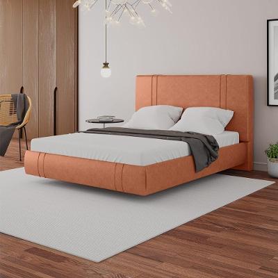 Cama Box Queen Aspen G99 com Cabeceira Estofada Pu Telha Gran Belo